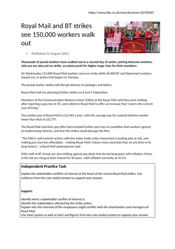 Stakeholder Conflicts of Interest