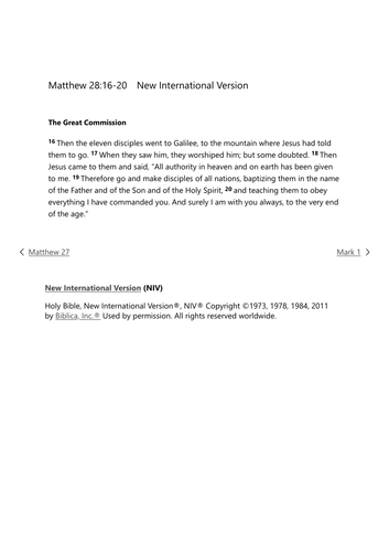 AQA RS - The Trinity (The Influence)