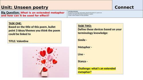 AQA Unseen Poetry mini-scheme - 6 lessons