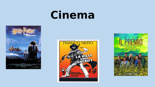 Italian GCSE - Cinema