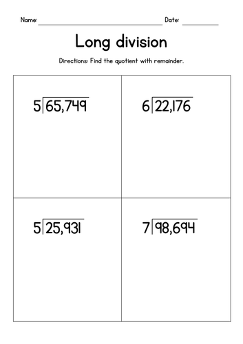 long-division-dividing-5-digit-by-1-digit-numbers-with-remainders-teaching-resources