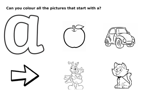 Phonics Worsheets a-z (no qu)