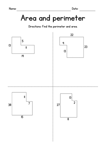 Area and Perimeter of Rectangular Shapes