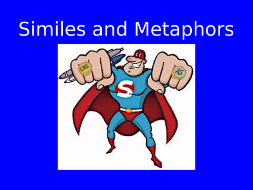 Similes and Metaphors PowerPoint Lesson