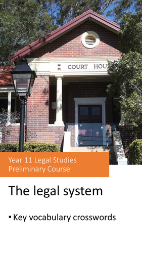 The legal system - vocabulary & key terms (Pt.3)