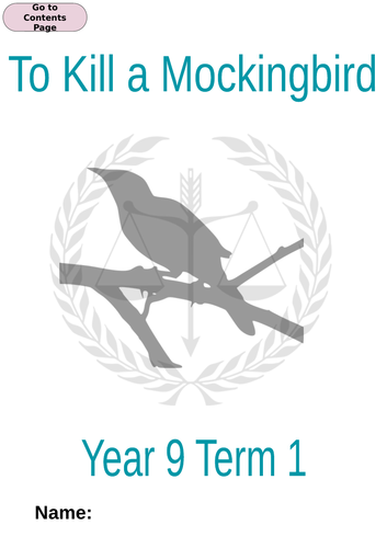 To Kill A Mockingbird - Scheme Booklet (Chp 1-9)