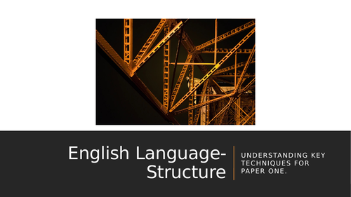 English language:Structure