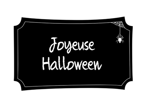 Joyeuse Halloween- Vocab activities- French- KS3