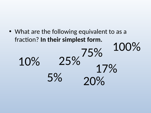 Percentages of Amounts (With and Without a Calculator)