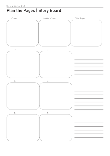 Write a Picture Book Templates