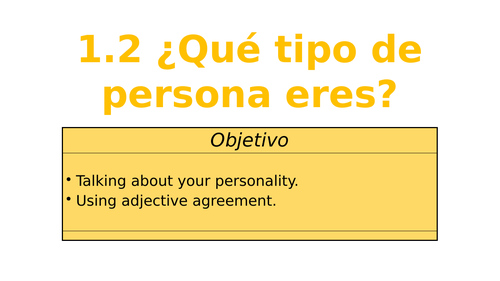 Viva 1 - Module 1.2 ¿Que tipo de persona eres?