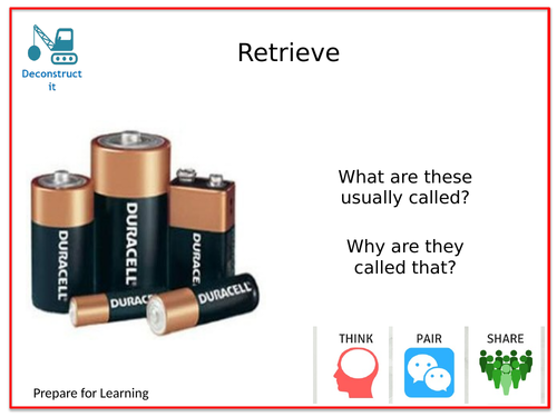 KS3 Current, Voltage & Resistance Lesson 3 - Potential Difference