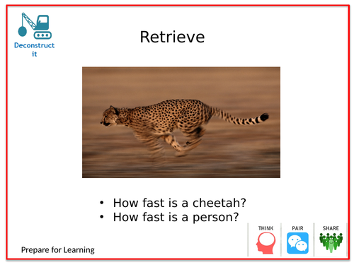 KS3 Speed & Pressure Lesson 6 - Speed