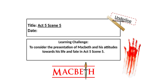 Macbeth Act 5 Scene 5