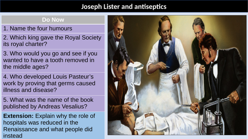 Lister antiseptics