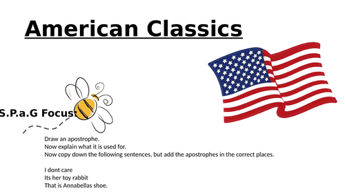 American Classics - KS3 ENTIRE SCHEME OF WORK - 25+ LESSONS!!!