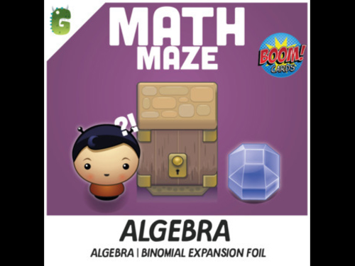 Algebra | Binomial Expansion (FOIL) | BOOM Math Maze Game!