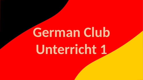 German club 1st and 2nd lessons