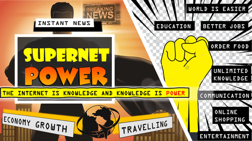Power of Internet Poster