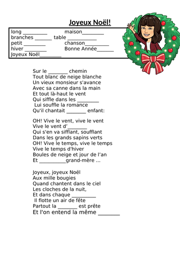 Jingle Bells with french lyrics - Children song 