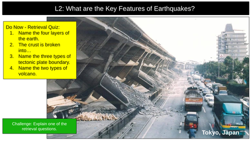 Earthquakes Key Features | Teaching Resources