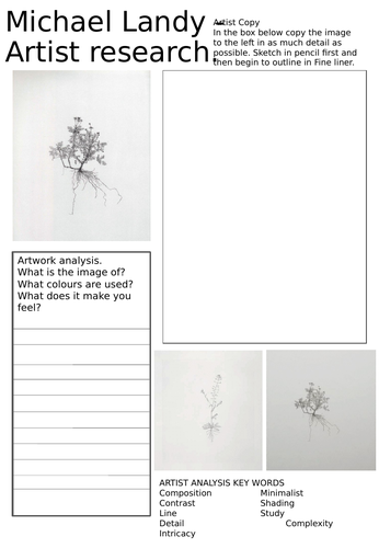 Michael Landy inspired Roots project