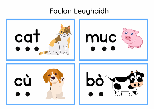 Faclan Leughaidh le diacritical marking - common words - reading ...