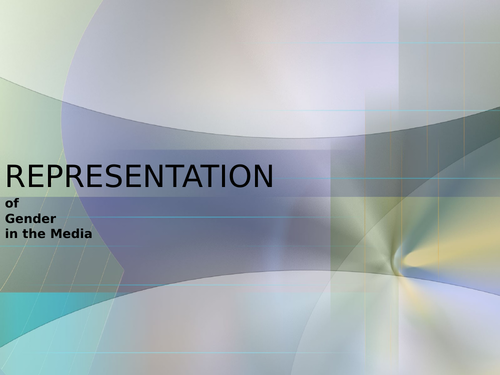 Representation defined using gender