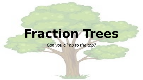 Fraction Trees