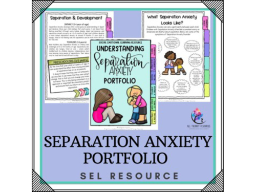 SEPARATION ANXIETY PORTFOLIO | Transition to School & Worries | Anxiety