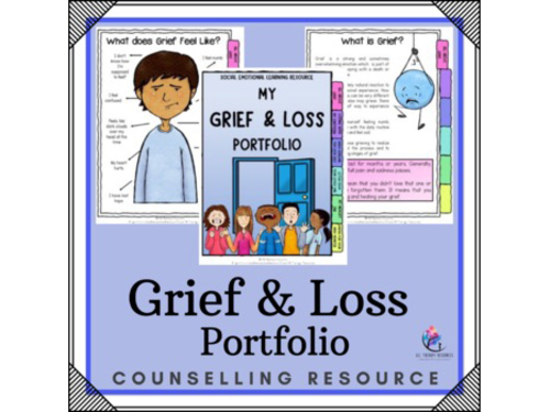 GRIEF PORTFOLIO | Grief & Loss | Coping with Death | Teaching Resources