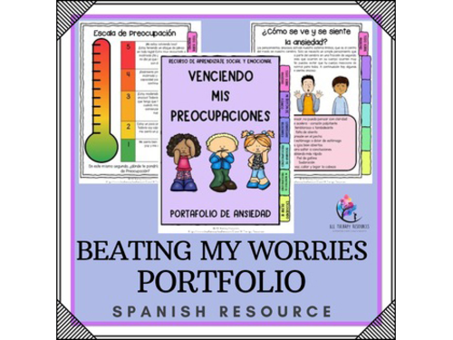 SPANISH VERSION - BEATING MY WORRIES PORTFOLIO |  Anxiety Stress | Counseling