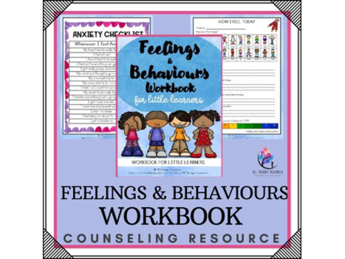 My Feelings and Behavior Workbook I Lesson Classroom Management