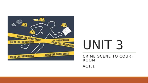 WJEC Criminology Lesson Resources Unit 3