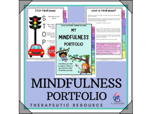 MINDFULNESS PORTFOLIO | Gratitude Meditation Feelings | Counseling Curriculum