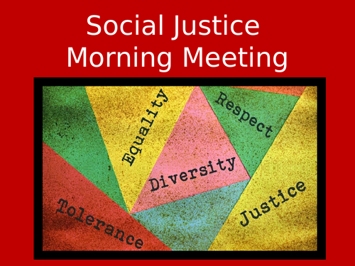 Social Justice Quotation PowerPoint