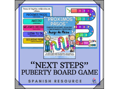 SPANISH VERSION Next Steps Board Game - Puberty &  Beyond, Relationships