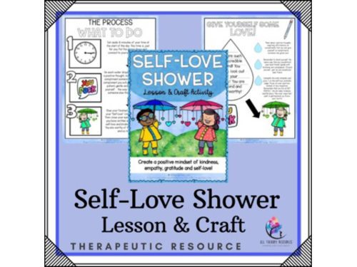 Self-Love Shower Lesson Craft Activity - Love Yourself Group