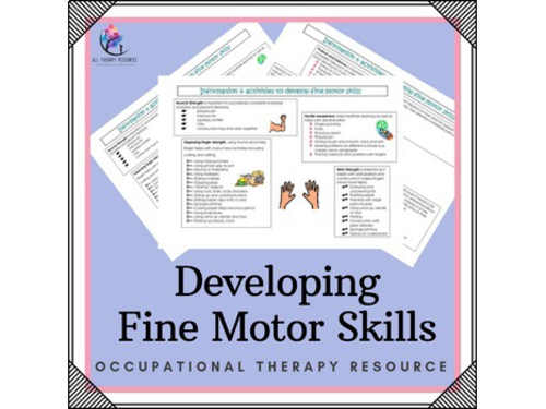Develop Fine Motor Skills: Occupational Therapy