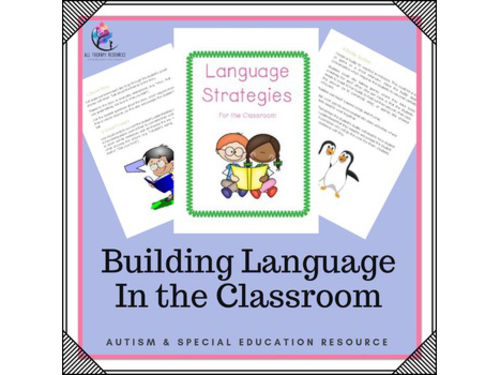 Building Language in the Classroom (Strategies)