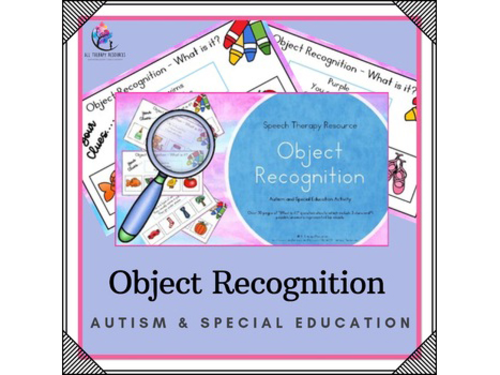 Speech Therapy - Object Recognition - Autism and Special Education Resource