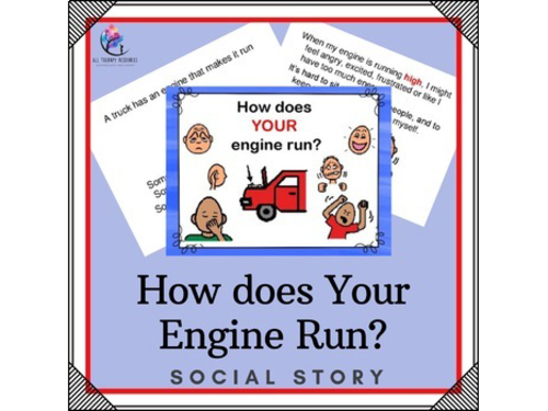 How Does Your Car Engine Run Social Narrative - autism self regulation ...