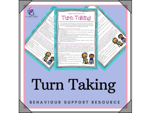 Learning to Take Turns - Skill Development Program - Turntaking!