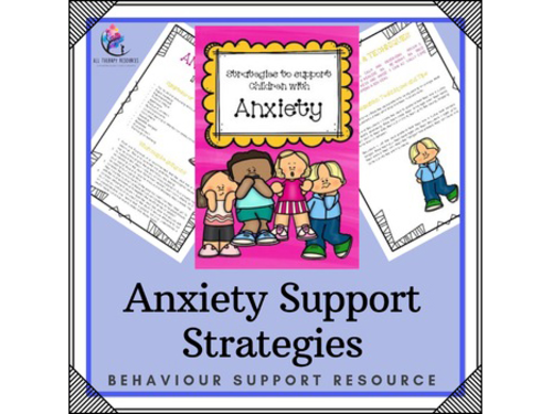 Anxiety in Children : Interventions and Strategies - Great printable tip sheet!