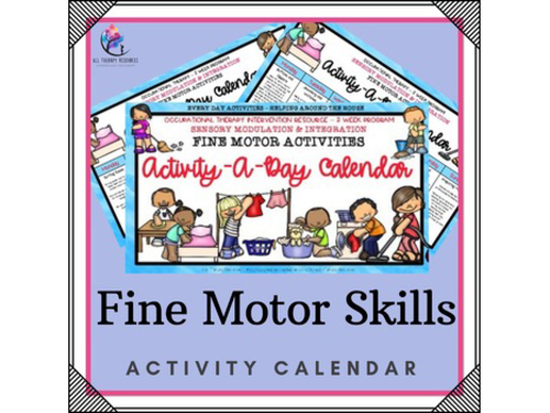 Fine Motor Activities - Occupational Therapy Learning Program - Autism