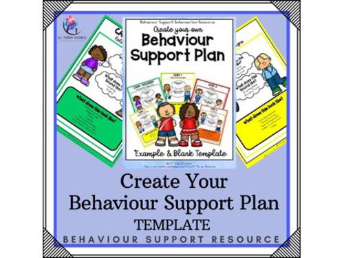 Create Behavior Support Plan - Emotional Levels Physiological Signs