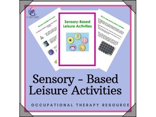 Speech Pathology Sensory-Based Leisure Activities Program