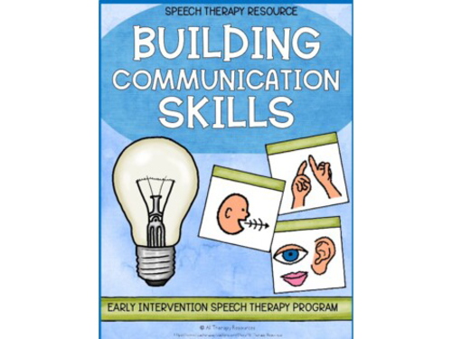Building Communication Skills - Early Intervention
