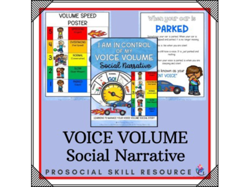 Voice Volume Control Story - Social Narrative and Poster - Tone of Voice