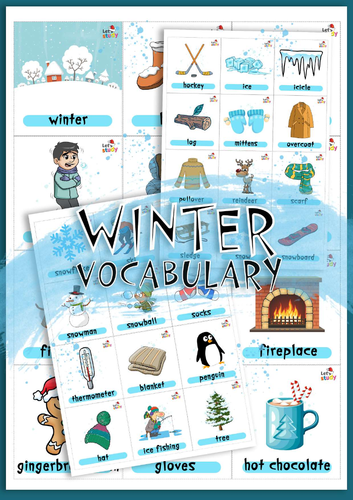 Winter Vocabulary flashcards